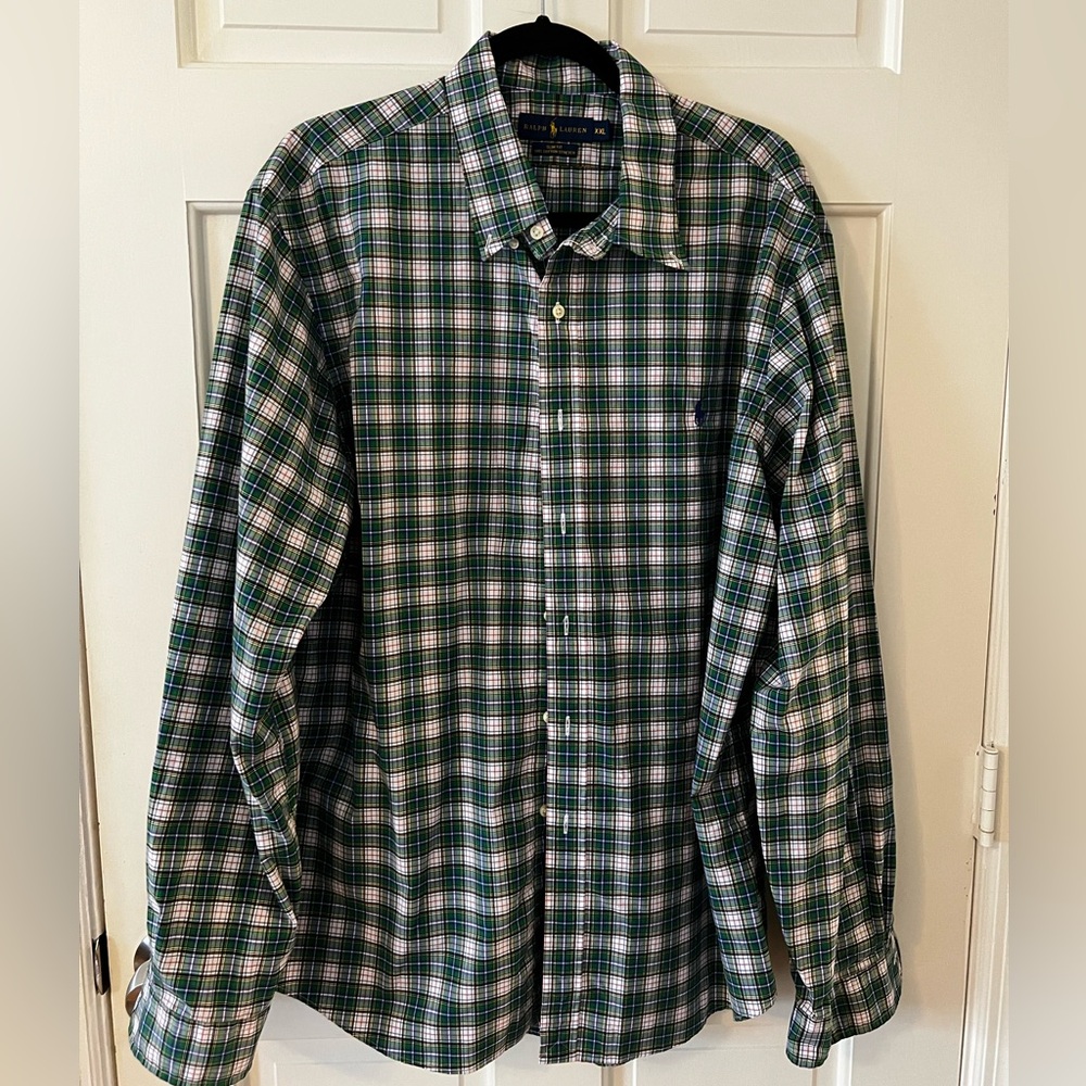 Ralph Lauren Men's XXL Slim Lot of 2 Button down Shirt